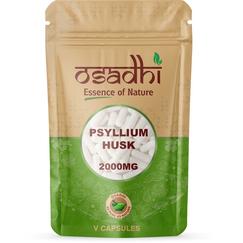 Psyllium husk capsule 2000mg - capsule,